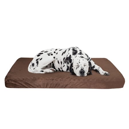 PET ADOBE Pet Adobe Orthopedic Memory Foam 46x27 Brown Pet Bed 486425YNU